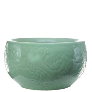 Pot M tall Jade Green Jindezheng Pot 景德镇陶盆