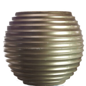 Pot Large Gold Honey Ball Fiber