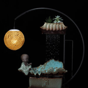 Water Feature with light and water curtain