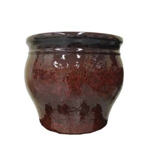 Pot Large Bellied Red Spot