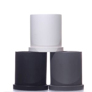 Pot Cylindrical Matt Black/ Matt White/Matt Grey