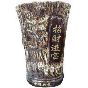 Pot Tall Oval Lucky Tree Trunk