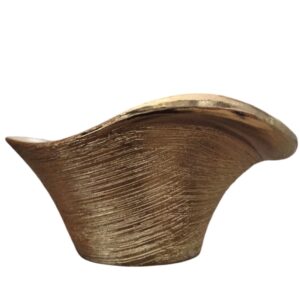 Pot Gold Tactile Irregular Lumpy Wiry