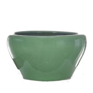 Pot Mtall Pure Celadon Jade Green