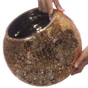 Pot Gold Ball Glass Vase