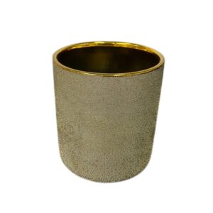 Pot Ceramic Gold/Silver