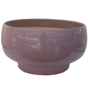 Pot Large Round Ceramic Purple