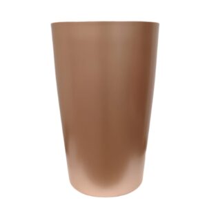 Plastic self watering Gold pot with wheel