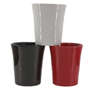 Pot Glossy Tapered Cylinder