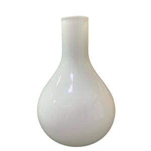 Glossy Bulb Design Glass Pot