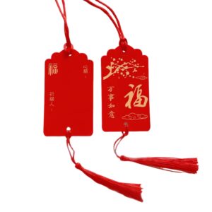 CNY Wooden 福 tassel (5 pcs/pkt)