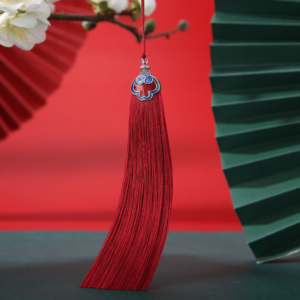 CNY Cloisonne Flat 景泰蓝 tassel (5 pcs/pkt)