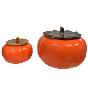 CNY Ceramic Persimmon Jar 柿柿如意