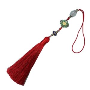 CNY Cloisonne Chinese Knot Red tassel 景泰蓝中国结 (5 pcs/pkt)