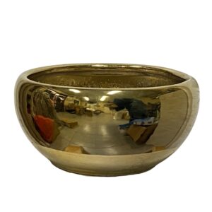 Pot Ceramic Classic Shiny Gold