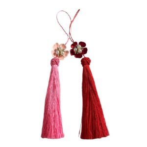 CNY Cherry blossom with tassel (5 pcs/pkt)